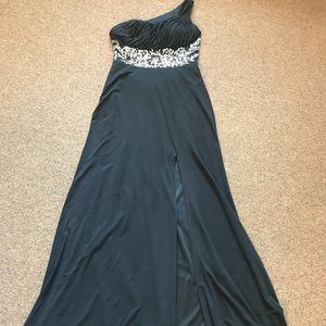 Black Mardi Gras dress